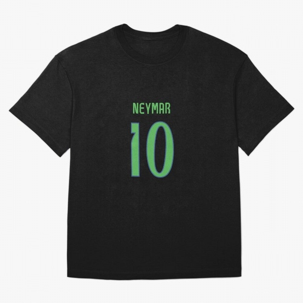 Neymar Jr Brazil Home Jersey 2024 Classic T-Shirt Experience Global Football Passion for FIFA World Cup 2026, Centered on Neymar, Haaland and Cristiano Ronaldo, Brazil, Portugal and Argentina, Sports Nostalgia, International Competition, Famous