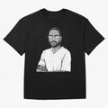 Neymar Jr. Black and White Version Oversized T-Shirt Show Passion for the Stars of FIFA World Cup 2026 USA Canada Mexico Spirit, Filled with Argentina, Neymar, Retro Football Energy, Iconic Rivalries, Trophy Chase Drama and Stadium Atmosphere;