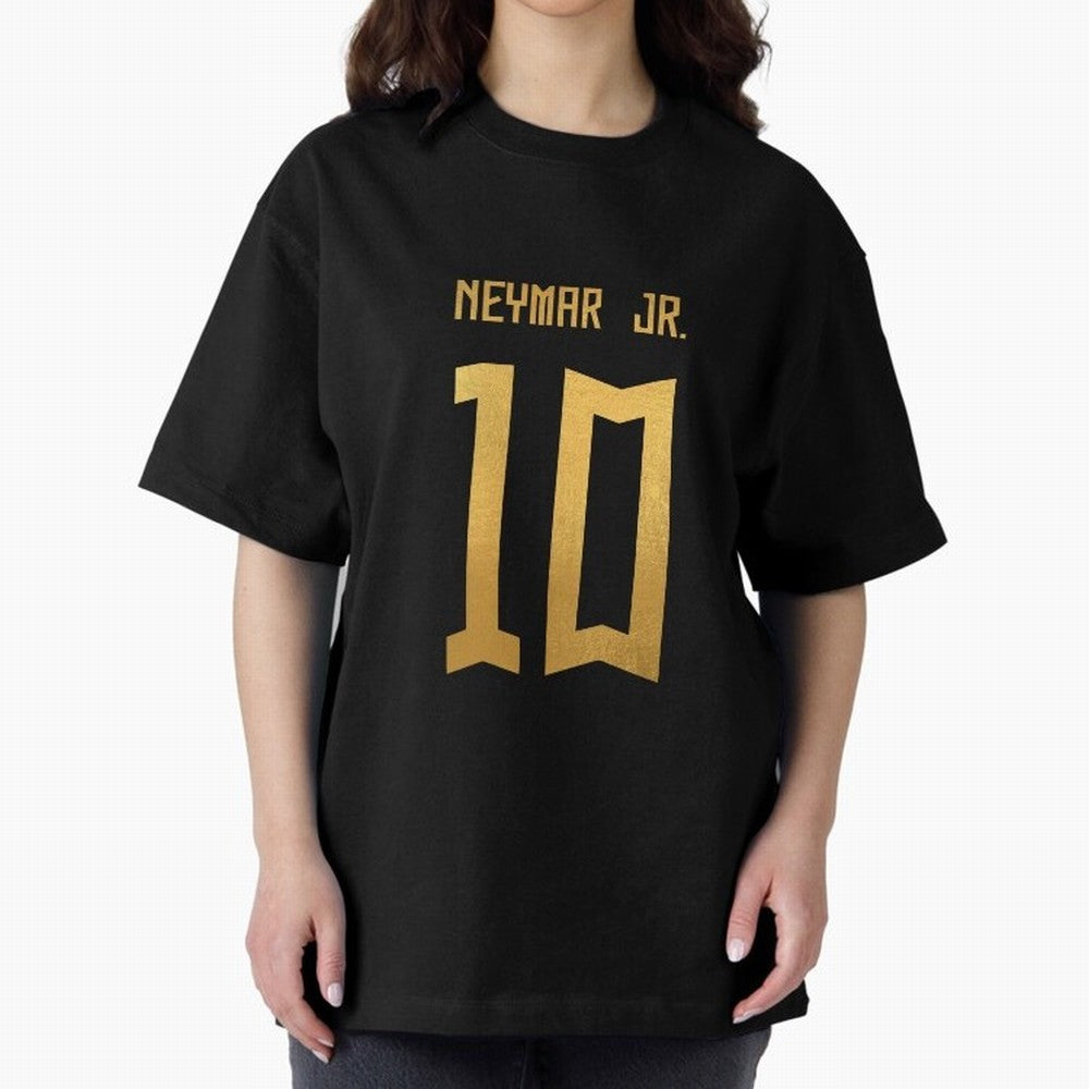 Copy of Neymar Jr Brazil Jersey 2023 Oversized T-Shirt Celebrate Golden Goal Energy in FIFA World Cup 2026 Group Stage Spirit, Made for England, France and Netherlands, Mbappe and Neymar, Stadium Memories, Football Loyalty, International Chants and
