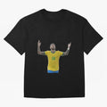 Neymar Jr. - Football Superstar Oversized T-Shirt Relive FIFA World Cup 2026 USA Canada Mexico for Fans of Mbappe and Neymar and Brazil, Portugal and Argentina, Bringing Goal Celebration Energy, Supporter Heritage, Football Icons and Worldwide