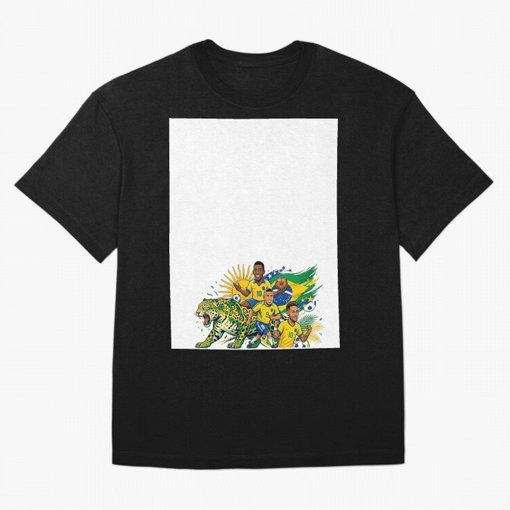 Unleash the spirit of the Sele??o! ? Graphic T-Shirt Show Fan Pride Across the FIFA World Cup 2026 USA Canada Mexico Journey through Messi and Cristiano Ronaldo Highlights, Spain Pride, Stadium Memories, Football Loyalty, International Chants and