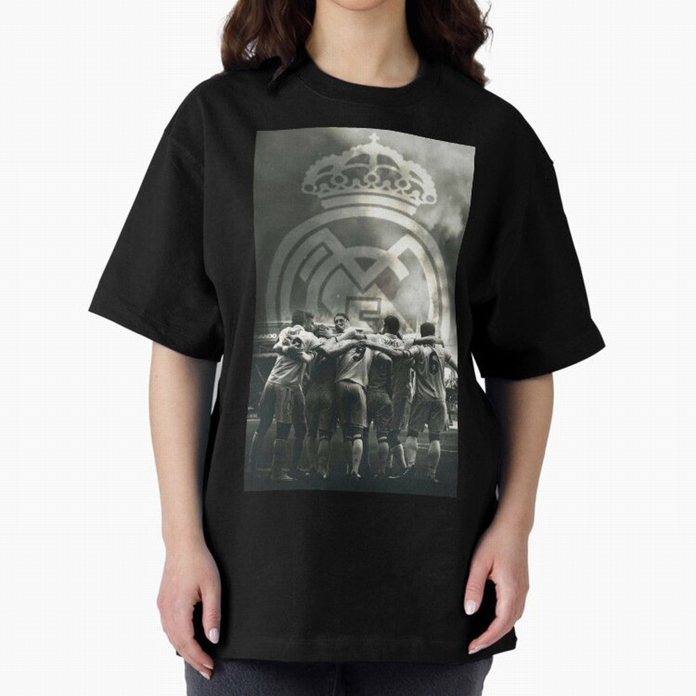 King Madrid Premium T-Shirt Join Match Day Hype around FIFA World Cup 2026, Messi and Cristiano Ronaldo, Brazil, Sports Nostalgia, International Competition, Famous Players and Unforgettable Victories; Perfect for Fans, Collectors, Family