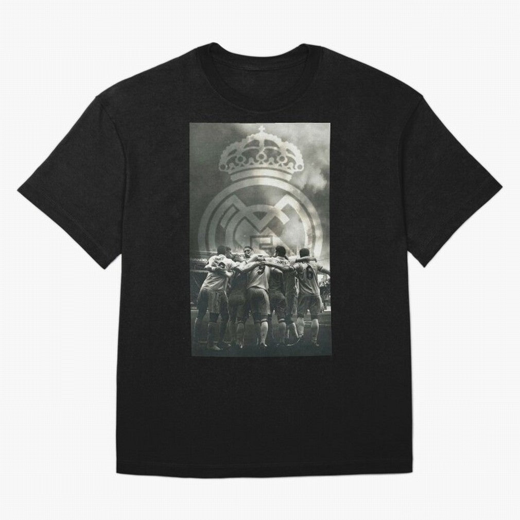 King Madrid Premium T-Shirt Join Match Day Hype around FIFA World Cup 2026, Messi and Cristiano Ronaldo, Brazil, Sports Nostalgia, International Competition, Famous Players and Unforgettable Victories; Perfect for Fans, Collectors, Family