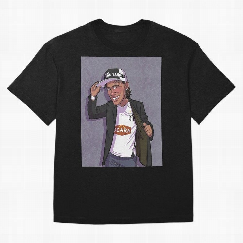 Neymar drafted Graphic T-Shirt Celebrate Classic Football Spirit in Global Football Passion for FIFA World Cup 2026 USA Canada Mexico, Connected to Cristiano Ronaldo, Haaland and CR7, Spain and Netherlands, Soccer Culture, Superstar Moments,