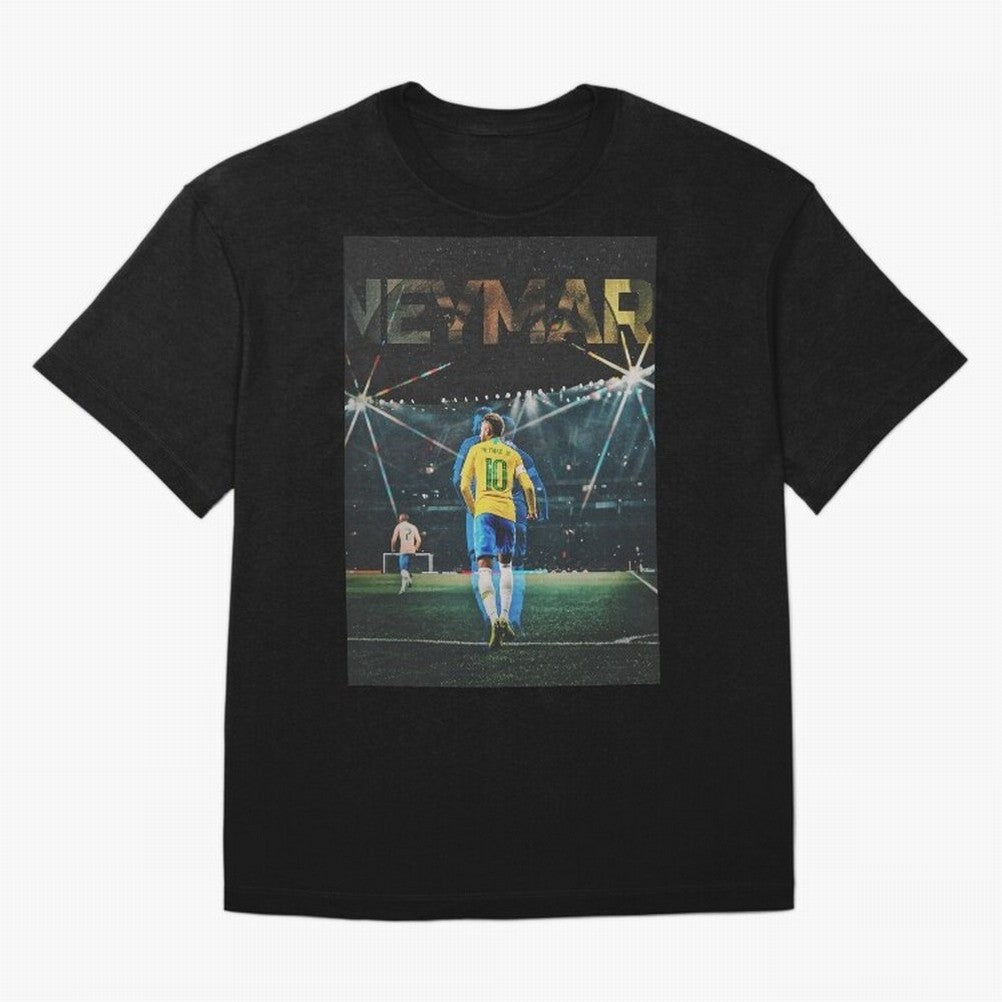 Neymar Premium T-Shirt Live the Energy of Match Day Hype around FIFA World Cup 2026 USA Canada Mexico, Messi, CR7 and Mbappe, Spain and Netherlands, Fan Favorite Moments, National Team Passion, Big Match Drama and Soccer History; Made for