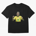Neymar JR Cheering Premium T-Shirt Embrace Global Football Passion for FIFA World Cup 2026 Group Stage, Inspired by Cristiano Ronaldo, Argentina, France and Brazil, Game Day Rituals, Football Legends, Country Pride and the Road to the Final; Built