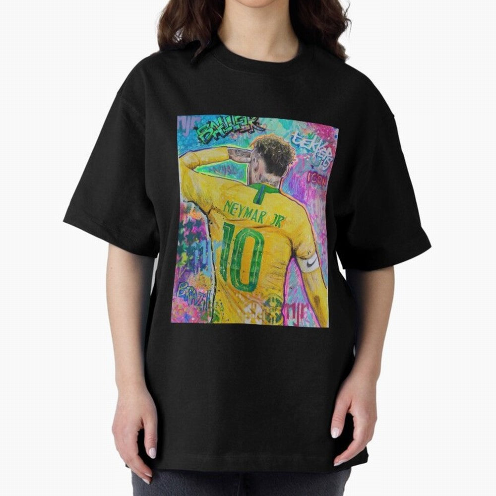 Neymar Jr Premium T-Shirt Bring International Match Energy to Global Football Passion for FIFA World Cup 2026 USA Canada Mexico, Filled with Cristiano Ronaldo, Netherlands, Vintage Soccer Flavor, Modern Football Stars, National Flags and Final