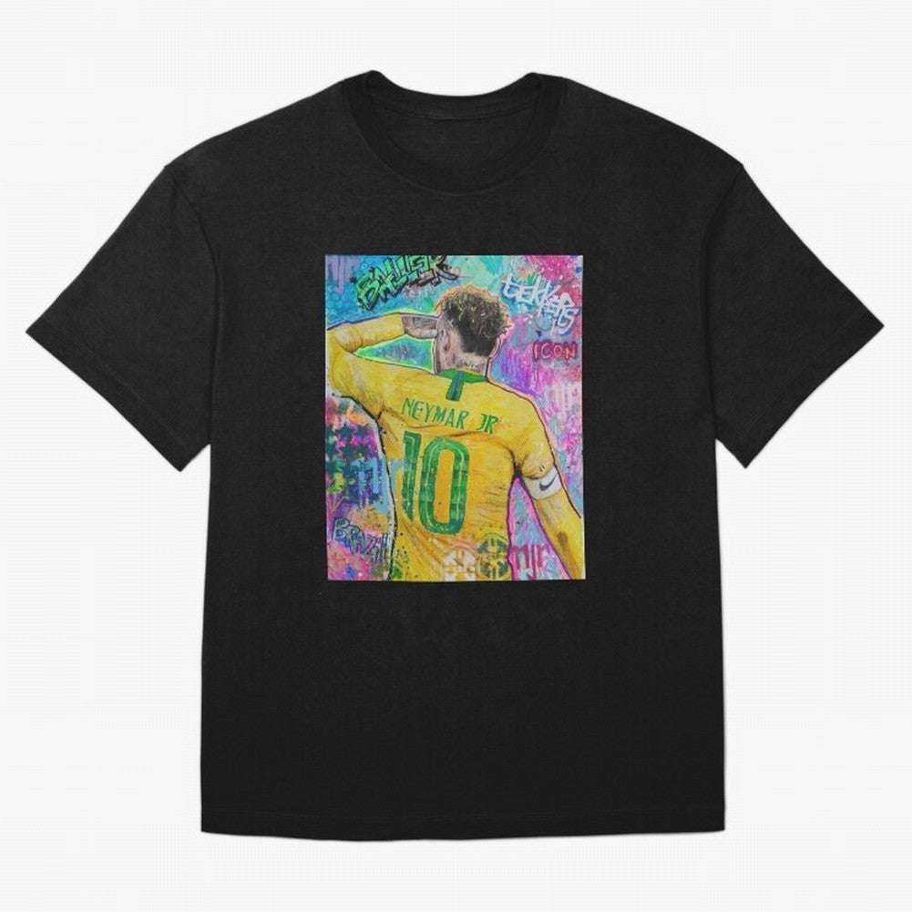 Neymar Jr Premium T-Shirt Bring International Match Energy to Global Football Passion for FIFA World Cup 2026 USA Canada Mexico, Filled with Cristiano Ronaldo, Netherlands, Vintage Soccer Flavor, Modern Football Stars, National Flags and Final