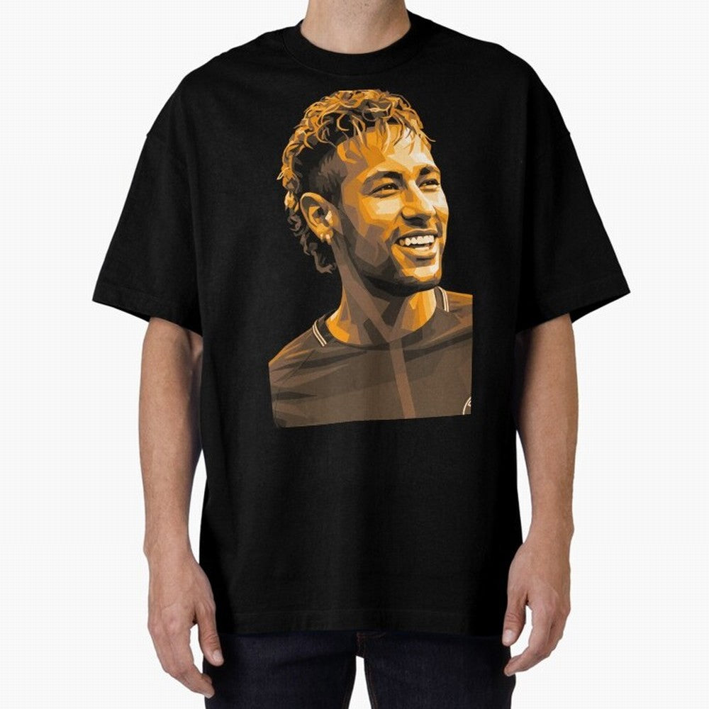 Neymar Oversized T-Shirt Support FIFA World Cup 2026 Celebrating CR7 and Messi, Brazil, Portugal and Argentina Energy, Worldwide Fan Energy, Dramatic Goals, Stadium Lights and Championship Celebrations; Ideal for Passionate Fans Who Love Underdog