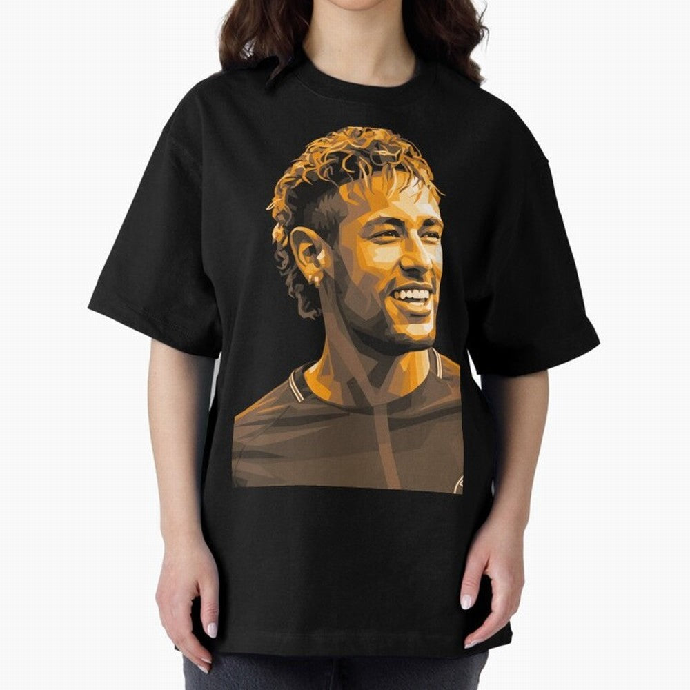Neymar Oversized T-Shirt Support FIFA World Cup 2026 Celebrating CR7 and Messi, Brazil, Portugal and Argentina Energy, Worldwide Fan Energy, Dramatic Goals, Stadium Lights and Championship Celebrations; Ideal for Passionate Fans Who Love Underdog