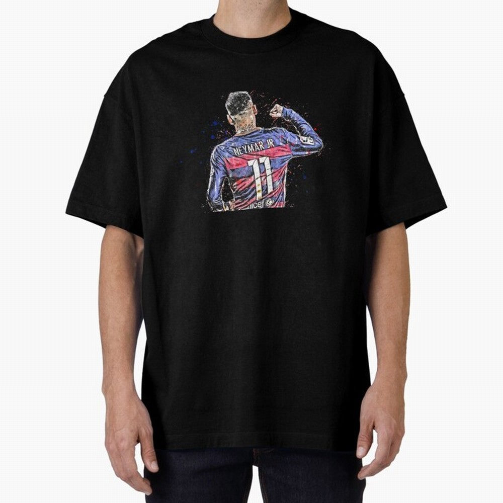 Neymar Neymar Oversized T-Shirt Celebrate the Next Chapter of Global Football Passion for FIFA World Cup 2026 Group Stage, Driven by Messi, Neymar and Mbappe, Netherlands, Game Day Rituals, Football Legends, Country Pride and the Road to the Final;