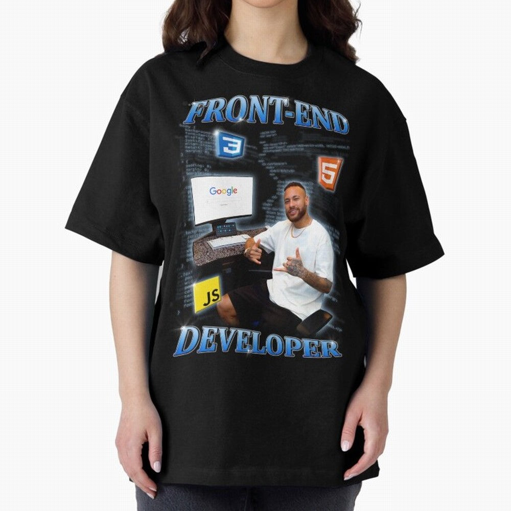 Front-end Developer Neymar - English Classic T-Shirt Celebrate National Team Dreams in Match Day Hype around FIFA World Cup 2026 Group Stage, CR7, Spain, Championship Spirit, Famous Goals, Roaring Crowds and International Football Unity; Made for
