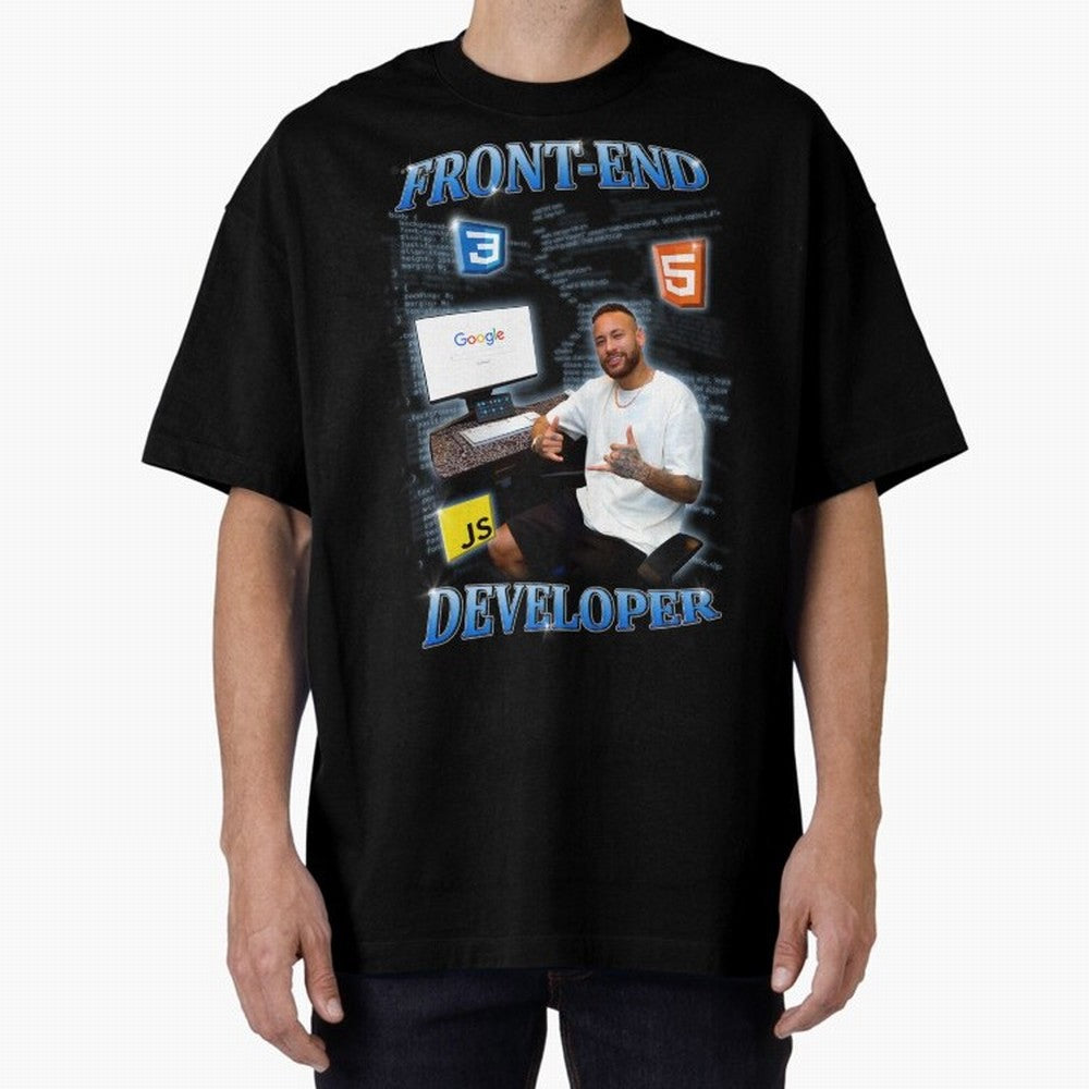 Front-end Developer Neymar - English Classic T-Shirt Celebrate National Team Dreams in Match Day Hype around FIFA World Cup 2026 Group Stage, CR7, Spain, Championship Spirit, Famous Goals, Roaring Crowds and International Football Unity; Made for