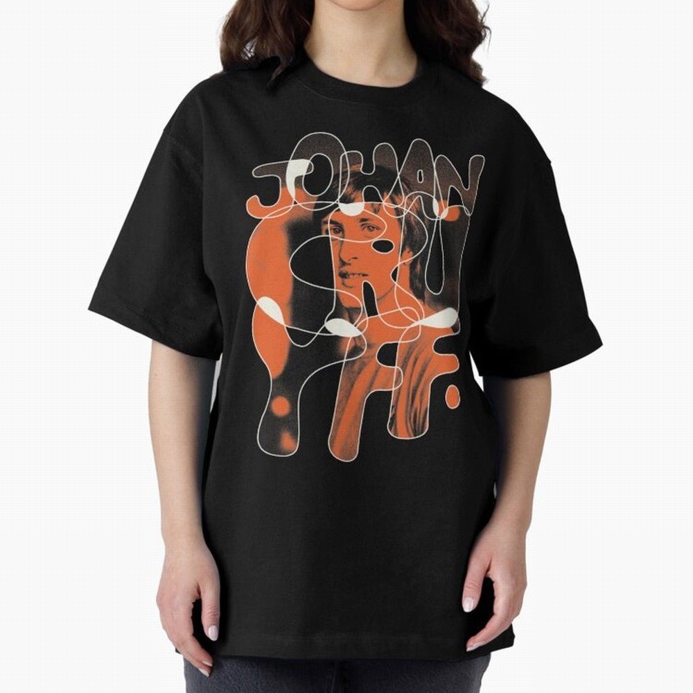 Johan Cruyff ¨C Abstract Football Icon Art Classic T-Shirt Bring Champion Energy into FIFA World Cup 2026 USA Canada Mexico for Fans of Messi and Cristiano Ronaldo and England, France and Netherlands, Bringing Championship Spirit, Famous Goals,