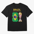 World Cup 2026, IMG 017, BRAZIL 001 Classic T-Shirt Celebrate Football Dreams Across FIFA World Cup 2026 Group Stage Celebrating Neymar, Haaland and Cristiano Ronaldo, Brazil, Portugal and Argentina Energy, Football Festival Excitement, Trophy