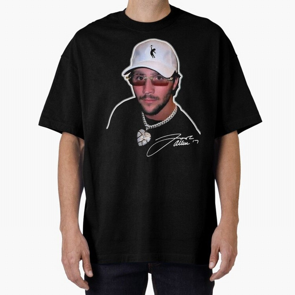 Josh Allen Funny Meme Buffalo Football Retro Essential T-Shirt Celebrate National Team Dreams in the FIFA World Cup 2026 USA Canada Mexico Journey through Mbappe and Neymar Highlights, Germany Pride, Sports Nostalgia, International Competition,