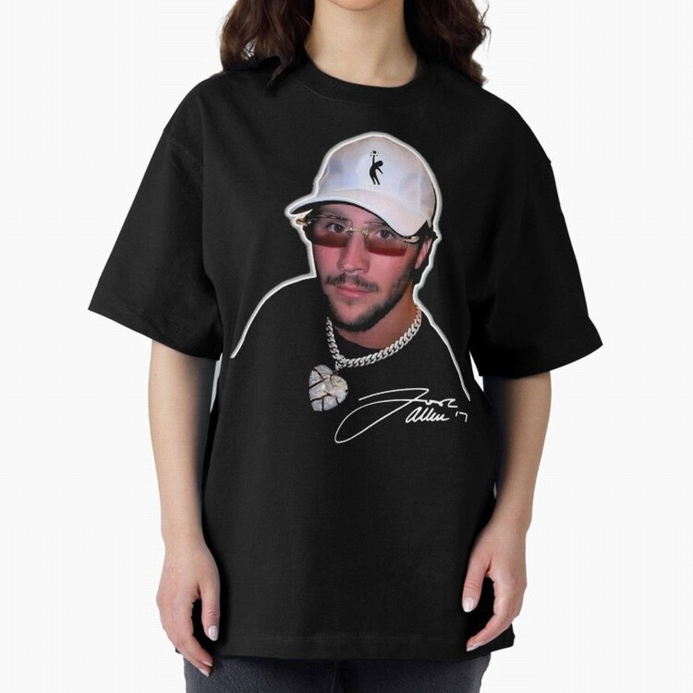 Josh Allen Funny Meme Buffalo Football Retro Essential T-Shirt Celebrate National Team Dreams in the FIFA World Cup 2026 USA Canada Mexico Journey through Mbappe and Neymar Highlights, Germany Pride, Sports Nostalgia, International Competition,