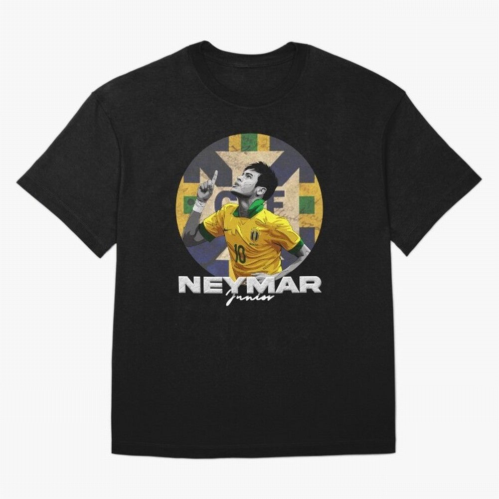 Neymar Junior Oversized T-Shirt Join Global Football Passion for FIFA World Cup 2026 USA Canada Mexico, Featuring Messi, Germany, Game Day Rituals, Football Legends, Country Pride and the Road to the Final; Built for Supporters Chasing Trophy