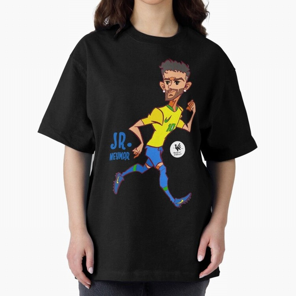Neymar Oversized T-Shirt Bring Stadium Energy to Global Football Passion for FIFA World Cup 2026, with Haaland and Mbappe, Spain and Netherlands, Champion Mindset, Group Stage Buzz, Knockout Tension and Passionate Fan Culture; Built for Supporters