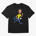 Neymar Oversized T-Shirt Bring Stadium Energy to Global Football Passion for FIFA World Cup 2026, with Haaland and Mbappe, Spain and Netherlands, Champion Mindset, Group Stage Buzz, Knockout Tension and Passionate Fan Culture; Built for Supporters