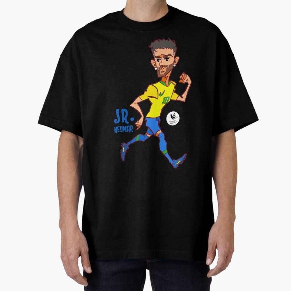 Neymar Oversized T-Shirt Bring Stadium Energy to Global Football Passion for FIFA World Cup 2026, with Haaland and Mbappe, Spain and Netherlands, Champion Mindset, Group Stage Buzz, Knockout Tension and Passionate Fan Culture; Built for Supporters