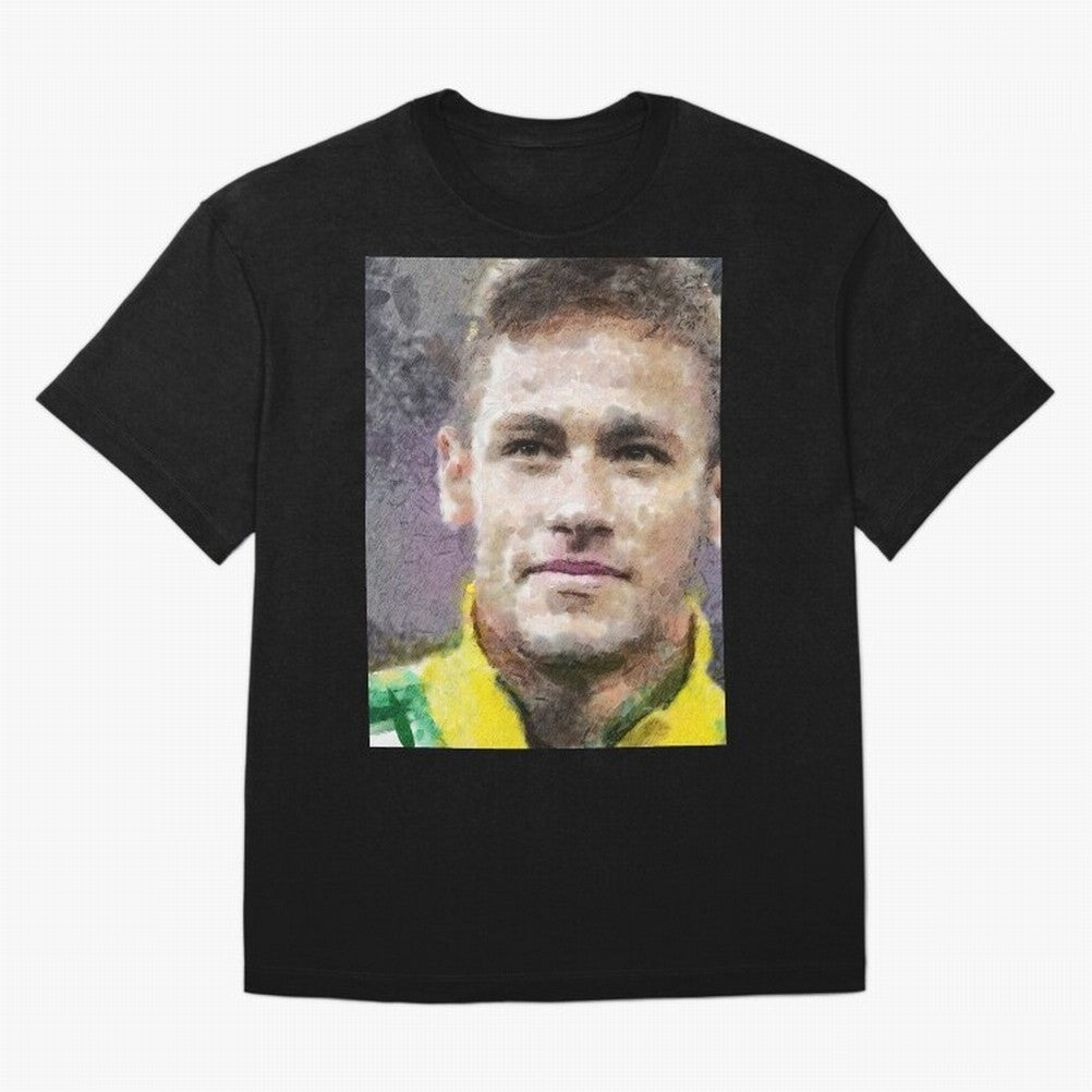 Neymar Oversized T-Shirt Show Fan Pride Across FIFA World Cup 2026 Spirit, Capturing England, Haaland, Vintage Soccer Flavor, Modern Football Stars, National Flags and Final Night Emotion; Ideal for Passionate Fans Who Love Underdog Stories,
