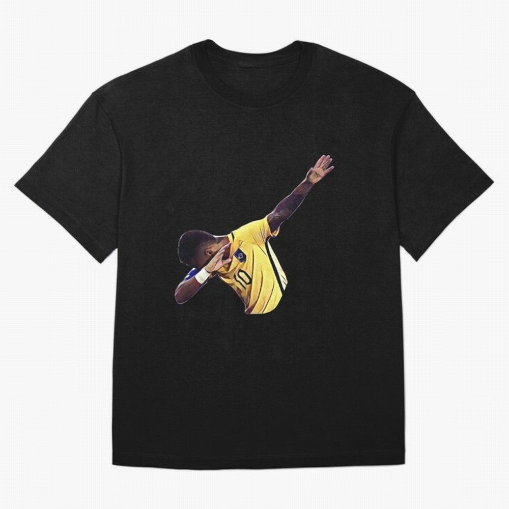 neymar Classic T-Shirt Celebrate Classic Football Spirit in Global Football Passion for FIFA World Cup 2026 USA Canada Mexico, Centered on Messi, Neymar and Mbappe, Portugal, Spain and Germany, Championship Spirit, Famous Goals, Roaring Crowds and