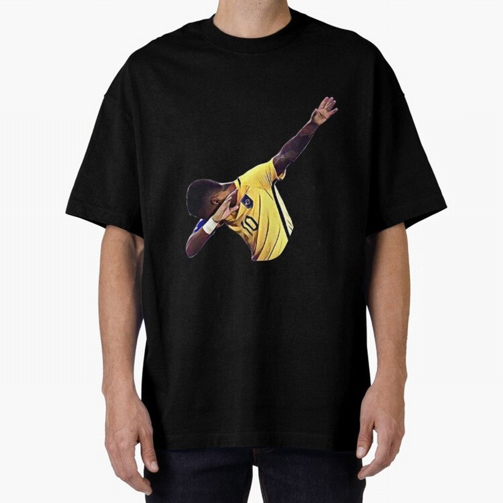 neymar Classic T-Shirt Celebrate Classic Football Spirit in Global Football Passion for FIFA World Cup 2026 USA Canada Mexico, Centered on Messi, Neymar and Mbappe, Portugal, Spain and Germany, Championship Spirit, Famous Goals, Roaring Crowds and