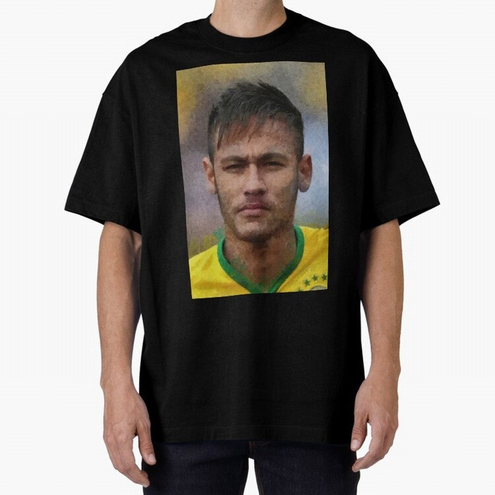 Neymar Oversized T-Shirt Remember FIFA World Cup 2026 Group Stage for Fans of Cristiano Ronaldo, Haaland and CR7 and Argentina, Bringing Stadium Memories, Football Loyalty, International Chants and Championship Tradition; Perfect for People Who