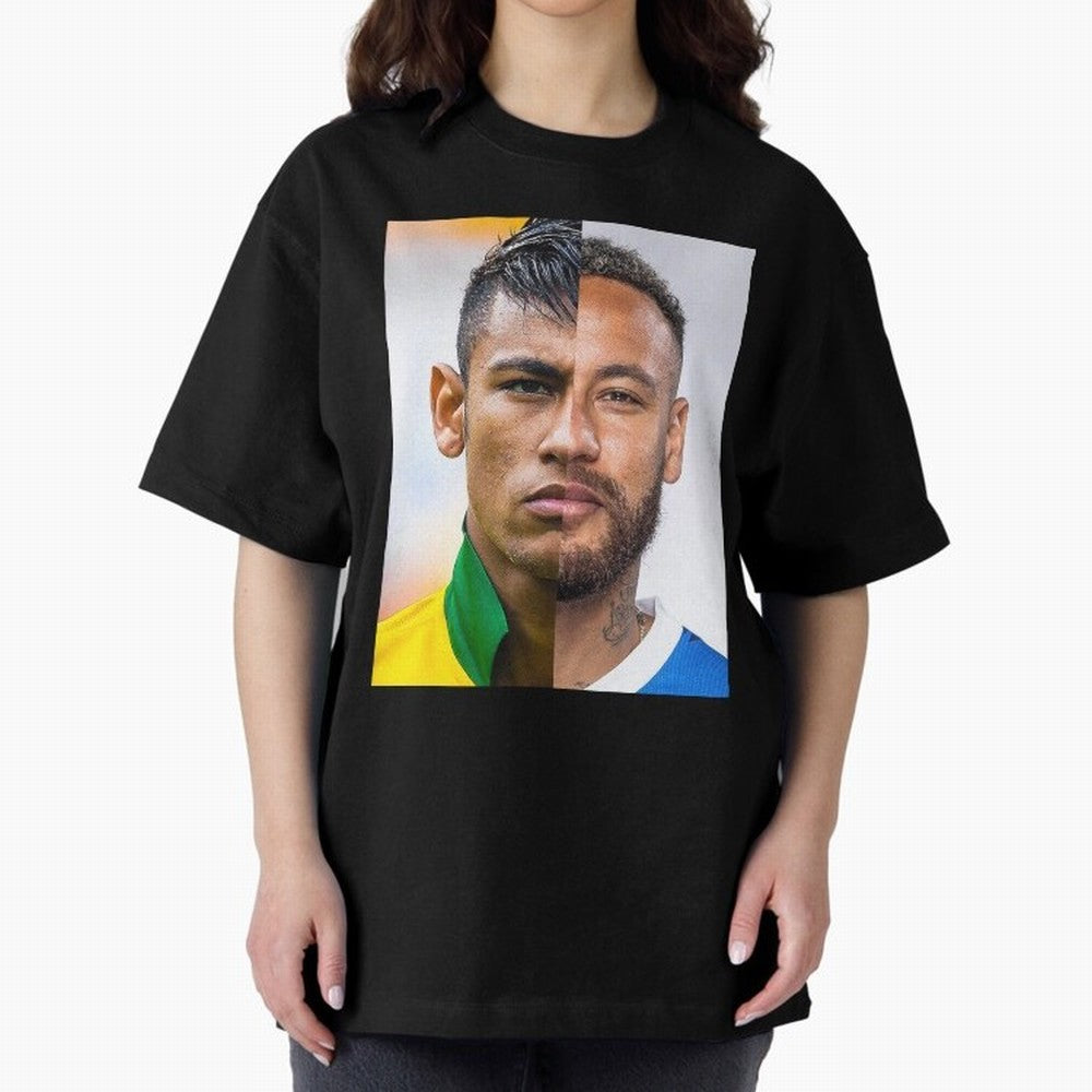 Neymar Oversized T-Shirt Keep Football History Alive during Match Day Hype around FIFA World Cup 2026, Mbappe and Neymar, England, Supporter Pride, Iconic Celebrations, Legendary Names and Global Match Day Energy; Ideal for Fans Who Follow Messi,