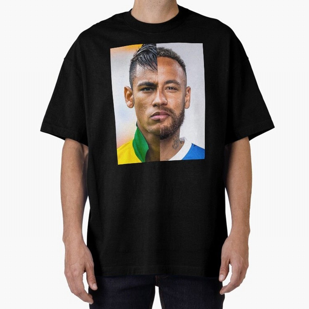 Neymar Oversized T-Shirt Keep Football History Alive during Match Day Hype around FIFA World Cup 2026, Mbappe and Neymar, England, Supporter Pride, Iconic Celebrations, Legendary Names and Global Match Day Energy; Ideal for Fans Who Follow Messi,