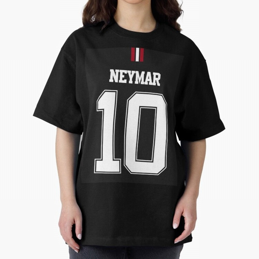 Neymar Oversized T-Shirt Keep the Match Day Mood of Match Day Hype around FIFA World Cup 2026, Messi, Argentina, France and Brazil, Goal Celebration Energy, Supporter Heritage, Football Icons and Worldwide Tournament Joy; Ideal for Fans Who Follow