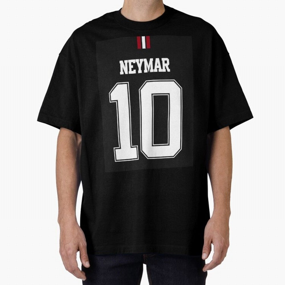 Neymar Oversized T-Shirt Keep the Match Day Mood of Match Day Hype around FIFA World Cup 2026, Messi, Argentina, France and Brazil, Goal Celebration Energy, Supporter Heritage, Football Icons and Worldwide Tournament Joy; Ideal for Fans Who Follow