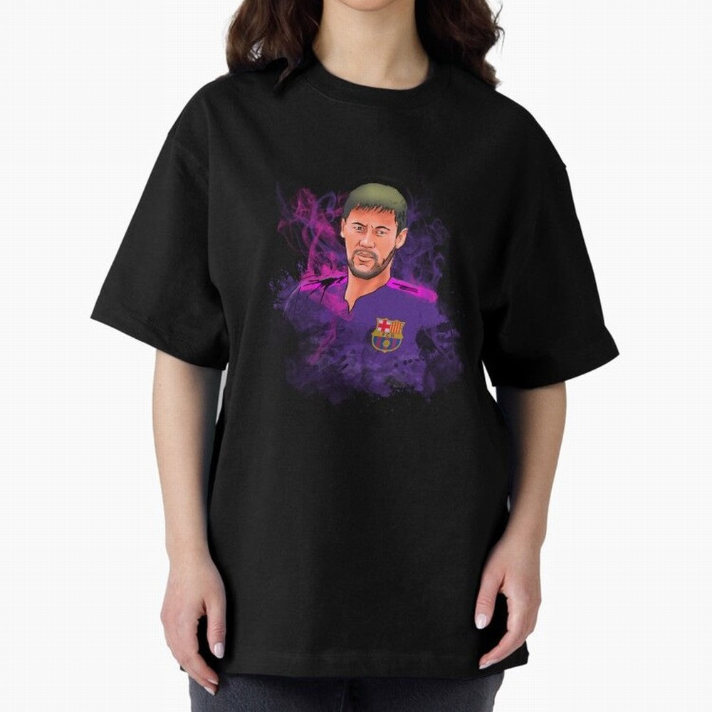 Neymar Oversized T-Shirt Carry FIFA World Cup 2026 for Fans of Messi, CR7 and Mbappe and Germany, Bringing Sports Nostalgia, International Competition, Famous Players and Unforgettable Victories; Perfect for People Who Love Argentina, Brazil,