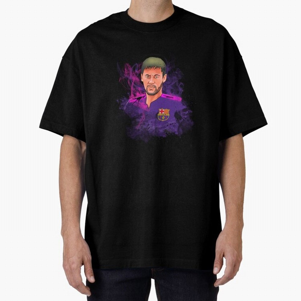 Neymar Oversized T-Shirt Carry FIFA World Cup 2026 for Fans of Messi, CR7 and Mbappe and Germany, Bringing Sports Nostalgia, International Competition, Famous Players and Unforgettable Victories; Perfect for People Who Love Argentina, Brazil,