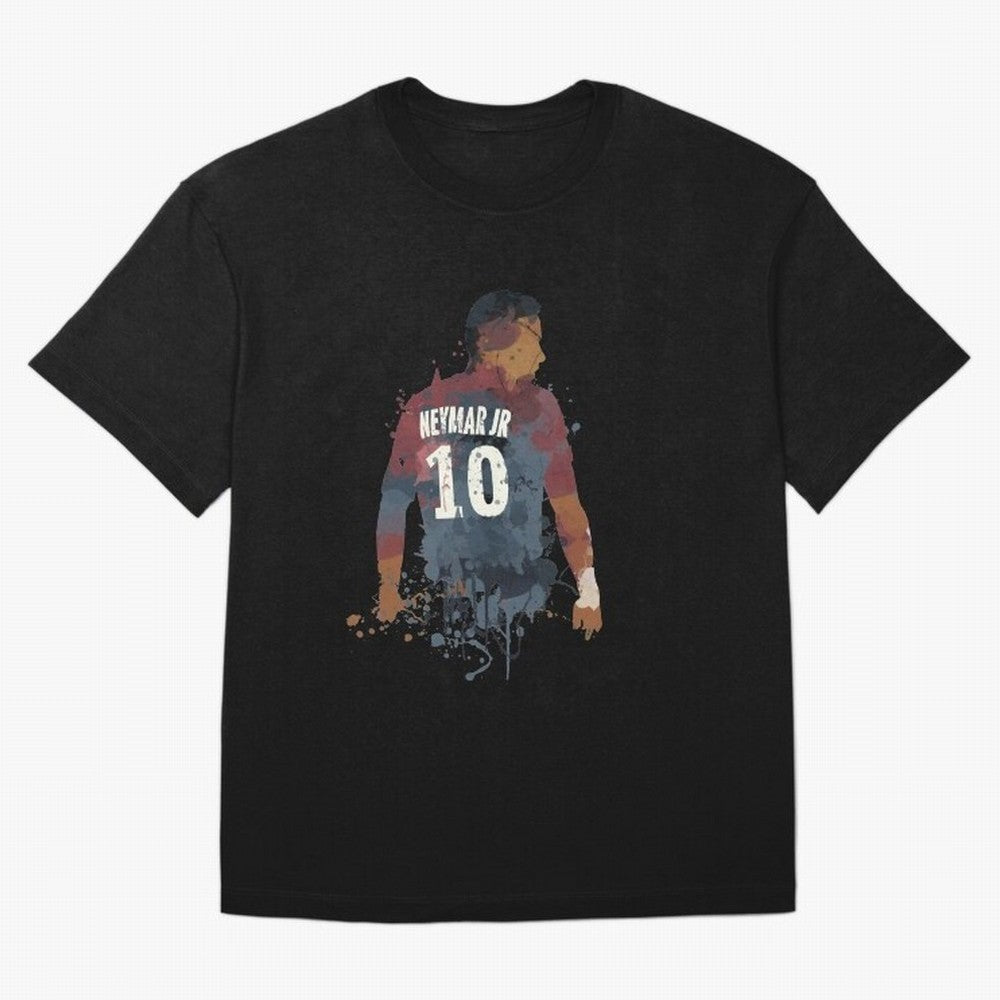 Neymar Brazilian Legend Art Oversized T-Shirt Show Up for the Glory of FIFA World Cup 2026 Group Stage for Fans of Mbappe and France, Bringing Champion Mindset, Group Stage Buzz, Knockout Tension and Passionate Fan Culture; Ideal for Fans Who