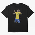 Neymar Brazil Celebration Sticker Essential T-Shirt Show Love for Legendary Goals in FIFA World Cup 2026 for Fans of Messi, Neymar and Mbappe and Germany, Bringing Championship Spirit, Famous Goals, Roaring Crowds and International Football Unity;