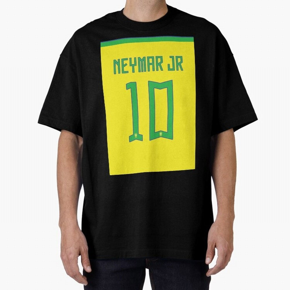 Neymar 10 Brazil 2022 World Cup Jersey Classic T-Shirt Follow FIFA World Cup 2026 Group Stage for Fans of Neymar, Haaland and Cristiano Ronaldo and Spain and Netherlands, Bringing Goal Celebration Energy, Supporter Heritage, Football Icons and