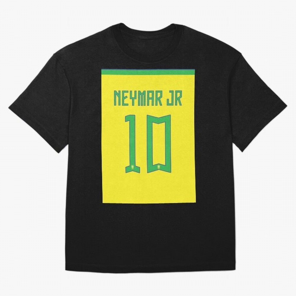 Neymar 10 Brazil 2022 World Cup Jersey Classic T-Shirt Follow FIFA World Cup 2026 Group Stage for Fans of Neymar, Haaland and Cristiano Ronaldo and Spain and Netherlands, Bringing Goal Celebration Energy, Supporter Heritage, Football Icons and