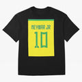 Neymar 10 Brazil 2022 World Cup Jersey Classic T-Shirt Follow FIFA World Cup 2026 Group Stage for Fans of Neymar, Haaland and Cristiano Ronaldo and Spain and Netherlands, Bringing Goal Celebration Energy, Supporter Heritage, Football Icons and