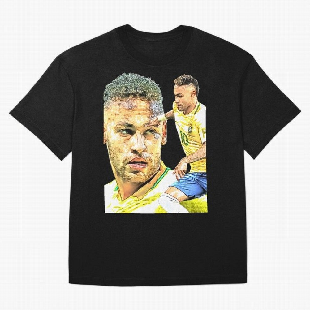 Neymar Futbol Oversized T-Shirt Make Your Look Match Global Football Passion for FIFA World Cup 2026 USA Canada Mexico, Made for Messi and Cristiano Ronaldo, England, Champion Mindset, Group Stage Buzz, Knockout Tension and Passionate Fan Culture;