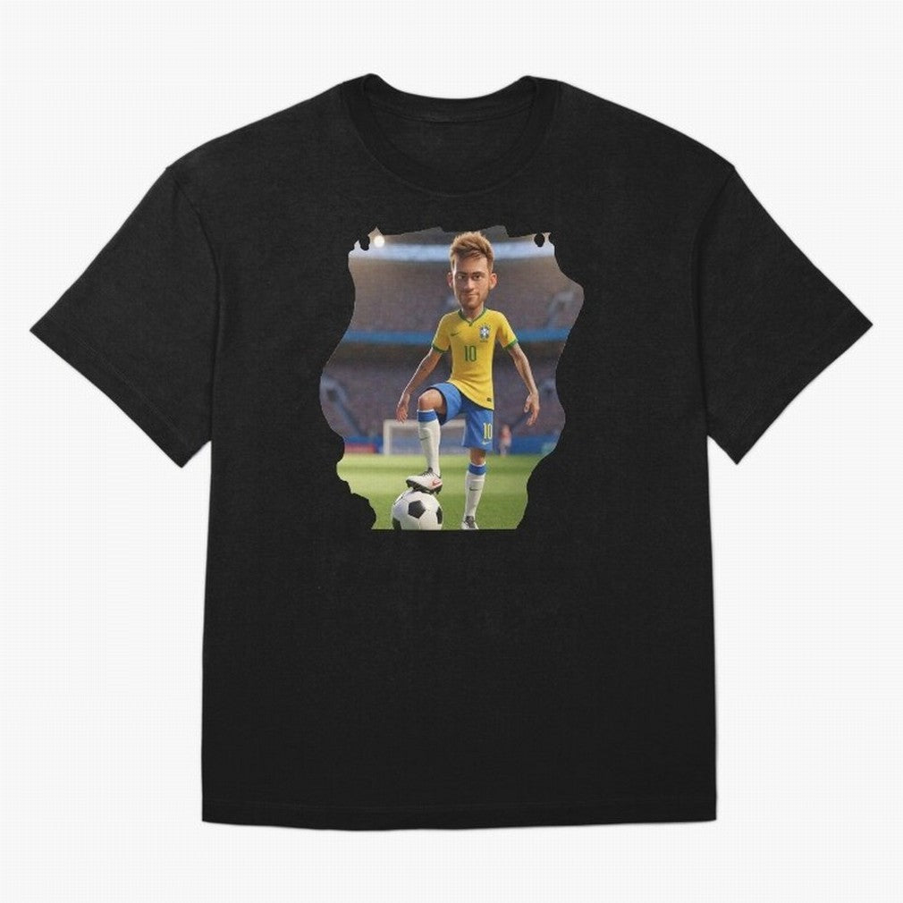 Football 3D Classic T-Shirt Treasure the FIFA World Cup 2026 Journey through Neymar Highlights, Argentina Pride, Soccer Culture, Superstar Moments, National Team Dreams and Competitive Fire; Perfect for Fans, Collectors, Family Gatherings, Watch