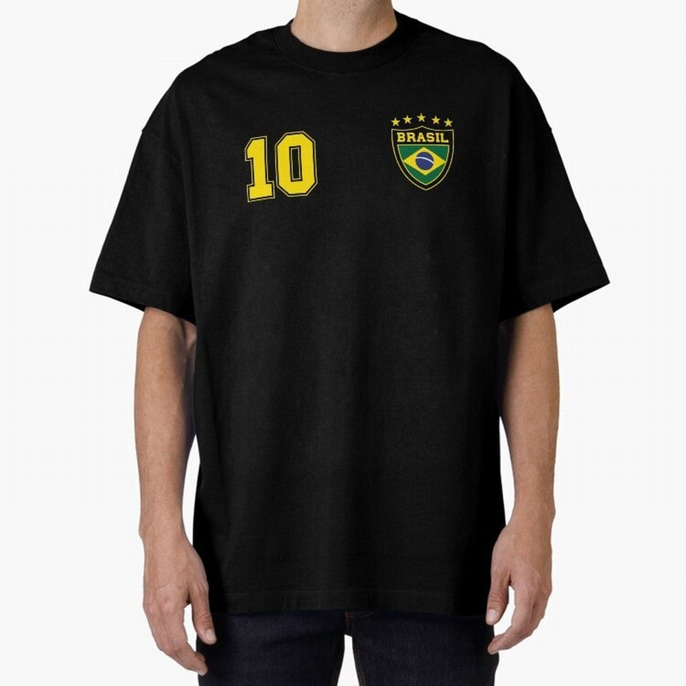 Classic Brasil Soccer No. 10 Brazil World Jersey Cup T Shirt Essential T-Shirt Unlock the FIFA World Cup 2026 Group Stage Journey through CR7 Highlights, Portugal, Spain and Germany Pride, Tournament Hype, Historic Matchups, Family Viewing Parties