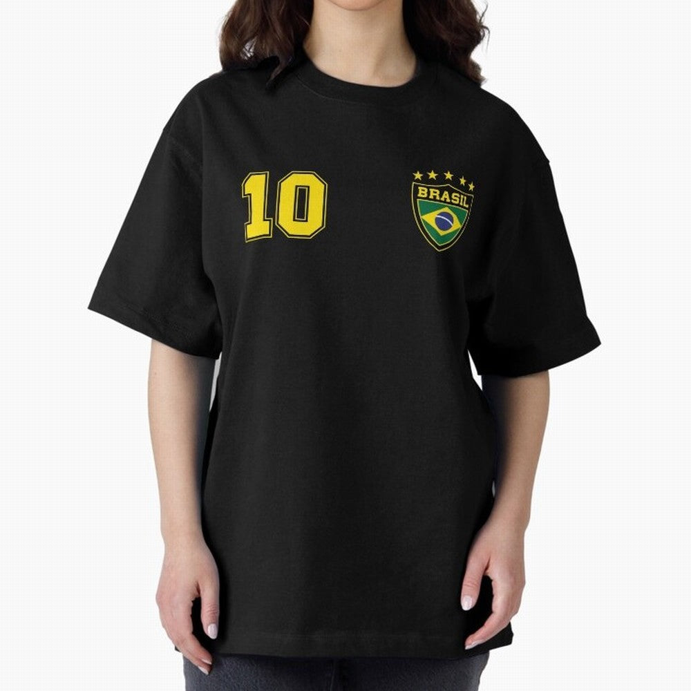 Classic Brasil Soccer No. 10 Brazil World Jersey Cup T Shirt Essential T-Shirt Unlock the FIFA World Cup 2026 Group Stage Journey through CR7 Highlights, Portugal, Spain and Germany Pride, Tournament Hype, Historic Matchups, Family Viewing Parties