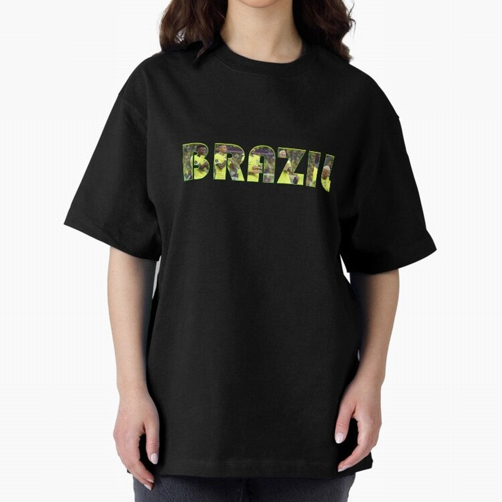 Brazil World Cup T shirt & Stickers Classic T-Shirt Back Your Heroes with Global Football Passion for FIFA World Cup 2026, with Cristiano Ronaldo, Haaland and CR7, England, France and Netherlands, Tournament Hype, Historic Matchups, Family Viewing