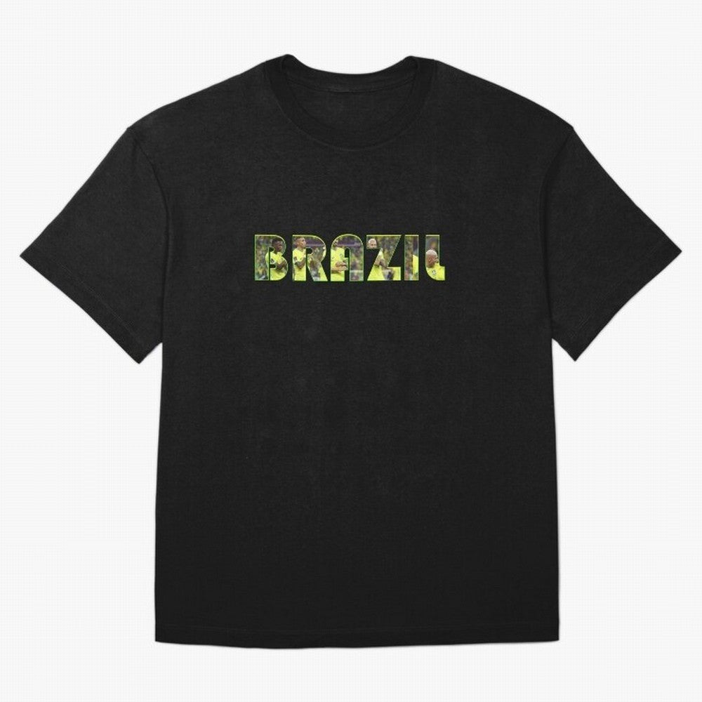 Brazil World Cup T shirt & Stickers Classic T-Shirt Back Your Heroes with Global Football Passion for FIFA World Cup 2026, with Cristiano Ronaldo, Haaland and CR7, England, France and Netherlands, Tournament Hype, Historic Matchups, Family Viewing