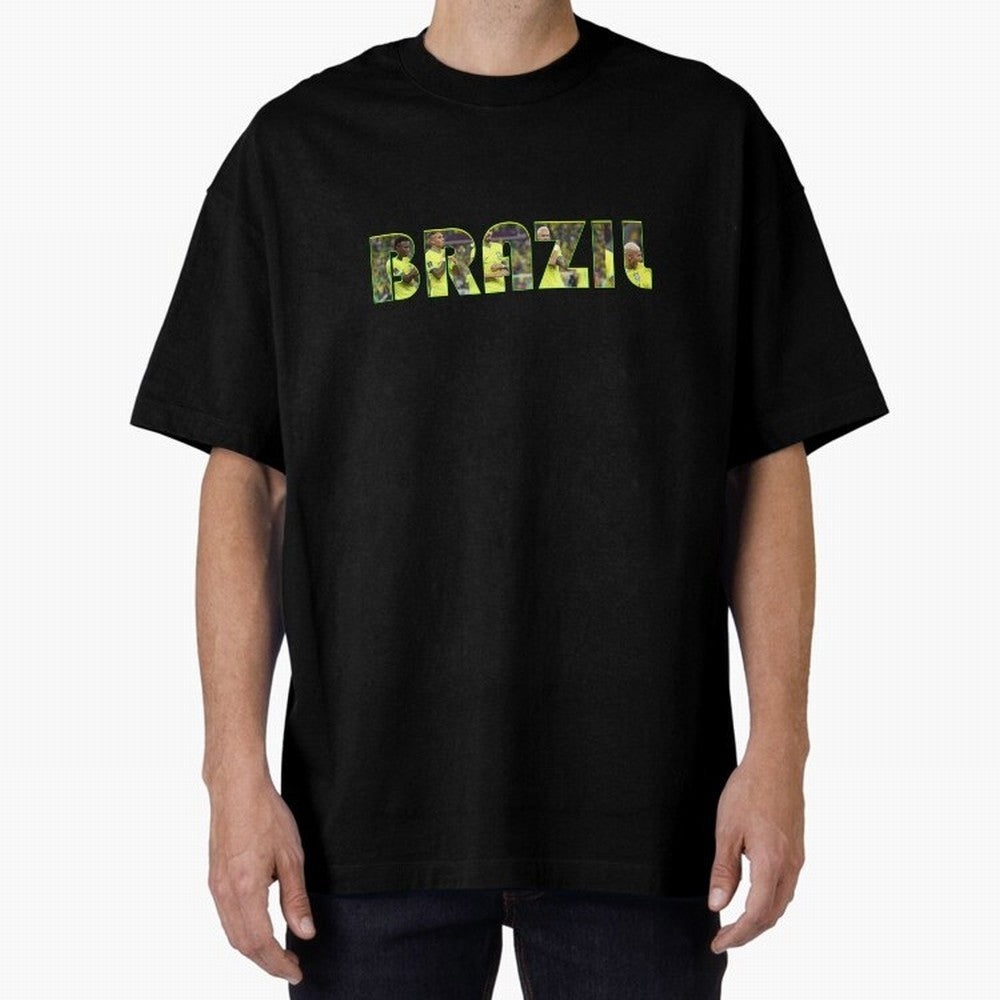 Brazil World Cup T shirt & Stickers Classic T-Shirt Back Your Heroes with Global Football Passion for FIFA World Cup 2026, with Cristiano Ronaldo, Haaland and CR7, England, France and Netherlands, Tournament Hype, Historic Matchups, Family Viewing