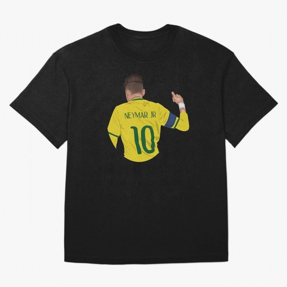 Neymar Junior Oversized T-Shirt Honor the Football Icons of FIFA World Cup 2026 for Fans of Cristiano Ronaldo and England and Germany, Bringing Fan Favorite Moments, National Team Passion, Big Match Drama and Soccer History; Ideal for Passionate