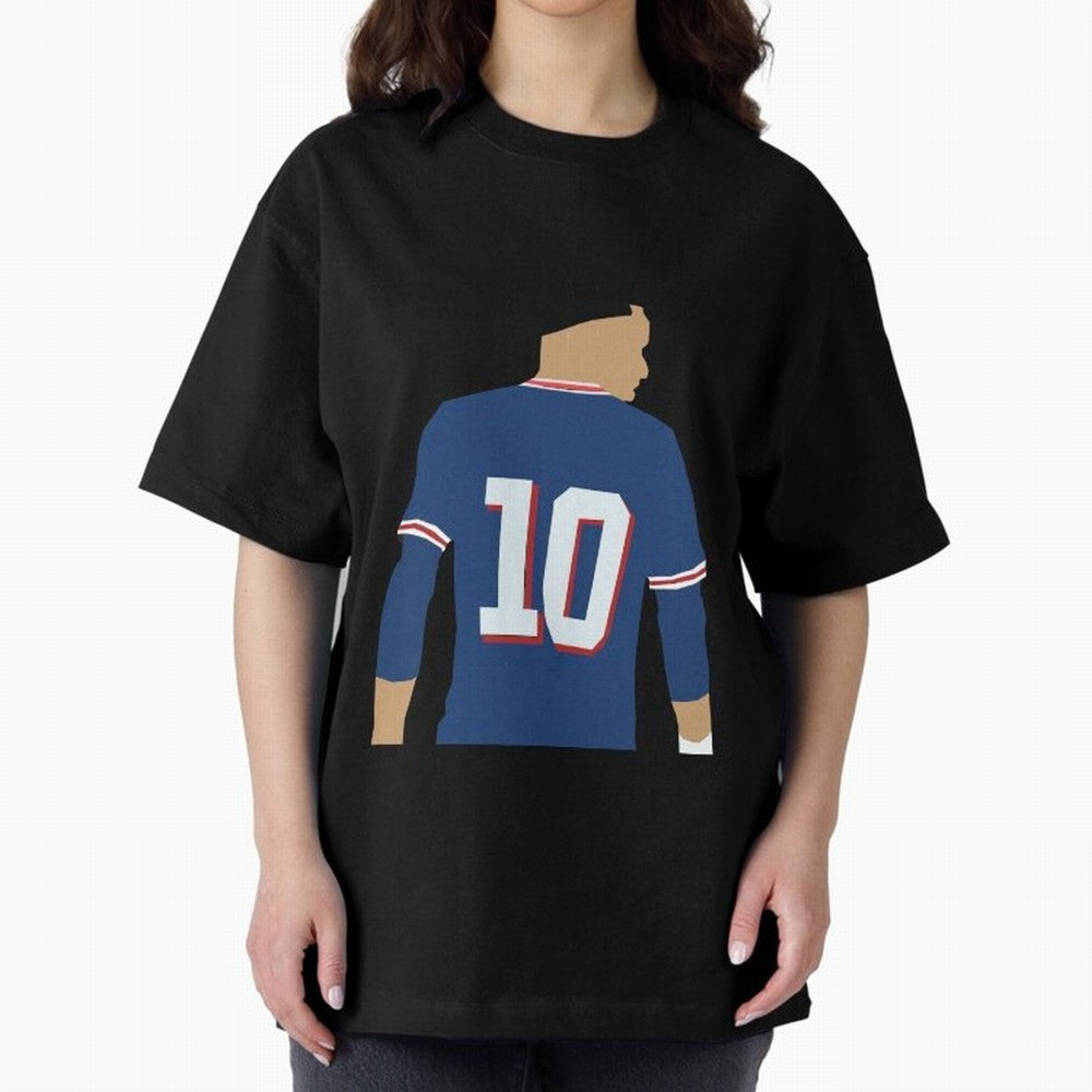 the number 10 Oversized T-Shirt Feel International Energy from FIFA World Cup 2026 Spirit, Connected to France and Portugal, Messi, Neymar and Mbappe, Soccer Culture, Superstar Moments, National Team Dreams and Competitive Fire; Perfect for People