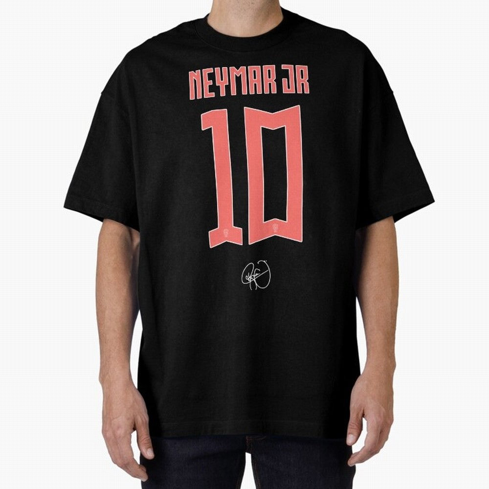 Neymar 10 Oversized T-Shirt Wear the Spirit of Global Football Passion for FIFA World Cup 2026 USA Canada Mexico, Filled with Messi, CR7 and Mbappe, England and Germany, Tournament Hype, Historic Matchups, Family Viewing Parties and Global Sports